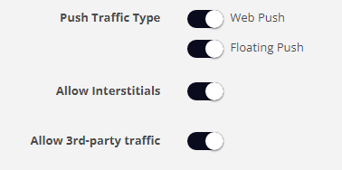 choosing traffic type