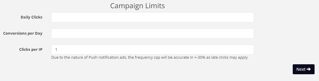 campaign limits