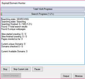 expired domain hunter
